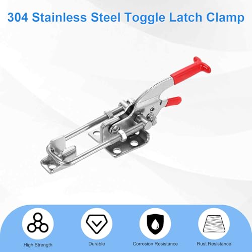 HARFINGTON Toggle Latch Clamp 431 M6x50mm 772lbs Holding Capacity
