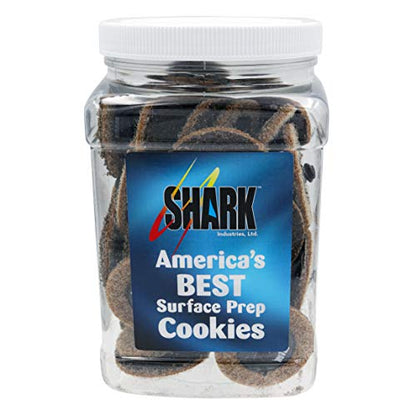 Shark Industries PN-13088 50-Pack Brown Quick Change Surface Prep Conditioning Discs, 2” Diameter – Coarse Grit for Cleaning and Finishing (50 Discs)