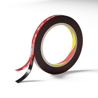 Double Sided Heavy Duty Tape, 13.12 FT × 0.39 in Mounting Adhesive Foam Tape Waterproof High Temperature Resistant for Automotive LED Strips Home Office Decor Indoor Outdoor - size: 13.12 FT × 0.39 in
