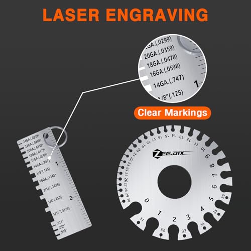 ZeeDix Wire Gauge Measuring Tool (2 Pcs) - style: Measuring combination-2
