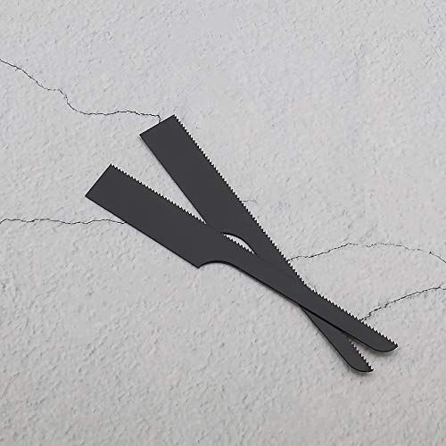 SING F LTD 10x Air Body Saw Blades 24T 95mm Black Replacement High Bi-Metal Central Air Body Saw Blades Spare Cutting Tool For A Variety Of Materials Cutting
