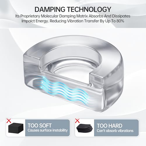 Anti Vibration Pads for Washing Machine, 4Pcs - color: Transparent, size: 4pcs
