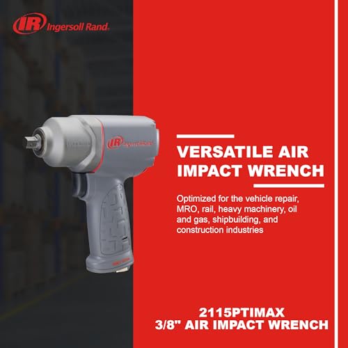 Ingersoll Rand 2115PTiMAX 3/8"-Drive Air Impact Wrench - size: 3/8" Drive Pin Type
