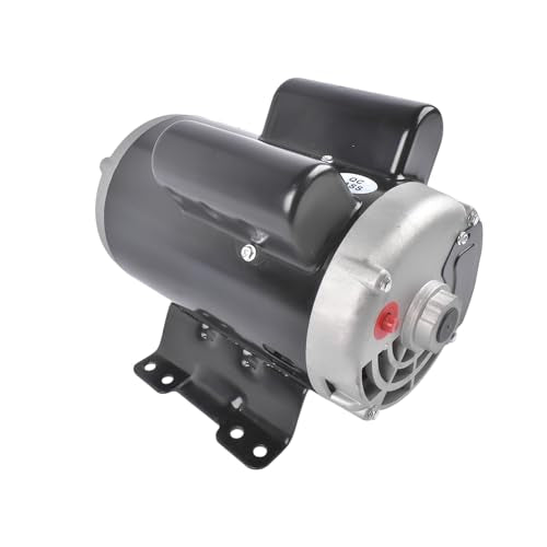 6.4 HP Electric Air Compressor Motor, 3450 RPM, Single Phase, 240V - size: 6.4 HP