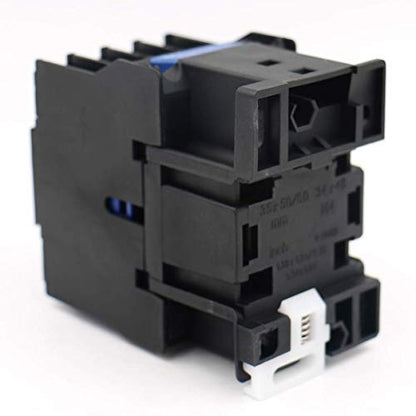 Baomain 3-Pole AC Contactor CJX2-1801 24VAC Coil, 3NO+1NC Auxiliary, 660V 3-Phase, DIN Rail Mount,for Motor Starters, Pumps, and Industrial Control Panels - style: AC 24V