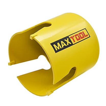 MaxTool 2-3/4" TCT Hole Saw 70mm Carbide Tip Holesaw 2.25" Deep with 5/8-18 Thread for Cutting Asphalt Brick Concrete MDF Tough Material; CT00Y57R248 - size: 2-3/4"