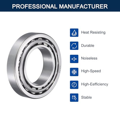 2 Pack 368A/362A Tapered Roller Bearing Cone and Cup Set - size: 368A/362A