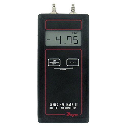 Dwyer® Handheld Digital Manometer, 475-8-FM, 0-150 psi (10.34 bar) - size: 0-150.0 psi Range, 200 psig Maximum Pressure