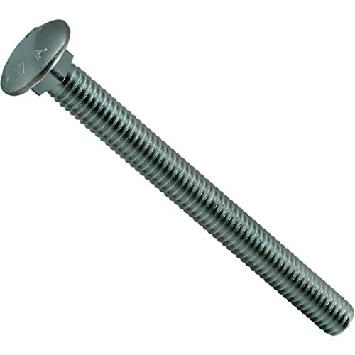 Hard-to-Find Fastener 014973453848 Carriage Bolts, 3/8-16 x 4, Piece-5 - size: 3/8-16 x 4"