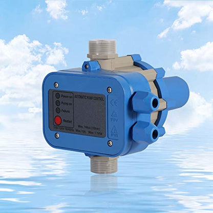 Water Pump Controller, 110V Automatic Water Pump Pressure Switch Electric Electronic Switch Controller for Self-priming pump, Jet Pump, Garden Pump