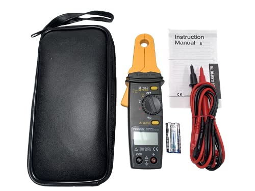 TECPEL DCM-043 Digital AC/DC clamp meter, clamp transmitter, high resolution of 1mA