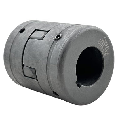 7/16" to 7/8" L075 Flexible 3-Piece L-Jaw Coupling Coupler Set & Rubber Spider for Log Wood Splitter,Multi-Flex Couplings L075-7/16-7/8