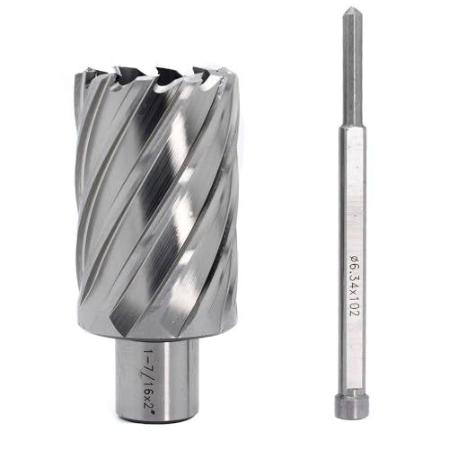 OSCARBIDE 1-7/16"x2 HSS Annular Cutter 3/4" Weldon Shank Mag Bit