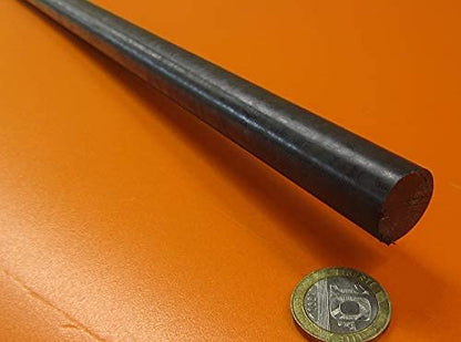 Black Nylon Extruded Round Rod .750" (3/4") x 5 Ft Length 2 pcs 10 Feet