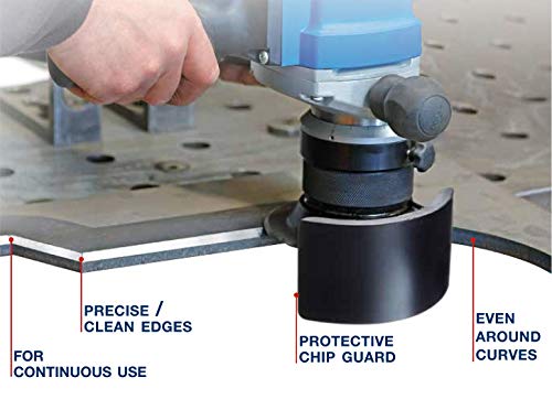 CS Unitec EKF 630 Portable Heavy-Duty Power Chamfering Tool/Beveling Machine for 30 Degree Weld Seams and Chamfer Up to 9/16"" Bevel Width, 2300 Watts (19.1 Amp) - Made in Germany" - style: 30° Beveler - EKF 630