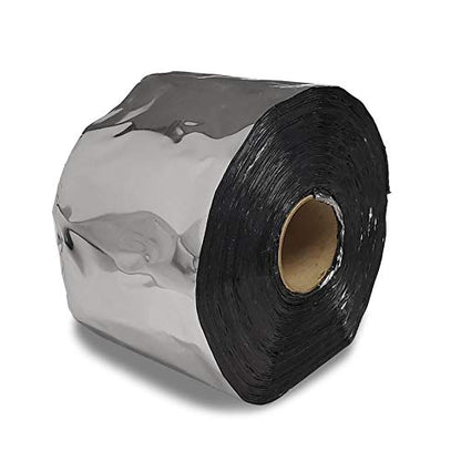 4" W x 50' L Aluminum Heavy Duty Foil Synthetic Polymer Adhesive Body Repair Tape Trailer Roof RV Truck (Manus Products)