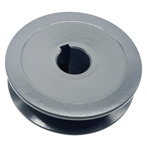 AK25-5/8 v Belt Pulley 5/8 inch Bore 2.5" OD,Cast Iron Material, AK Mechanical v-Belt Pulleys Single Groove Pulley for"4L" or"A" or "3L" Belt - size: 2.5 inch OD, 5/8 inch Bore, style: 1 Groove