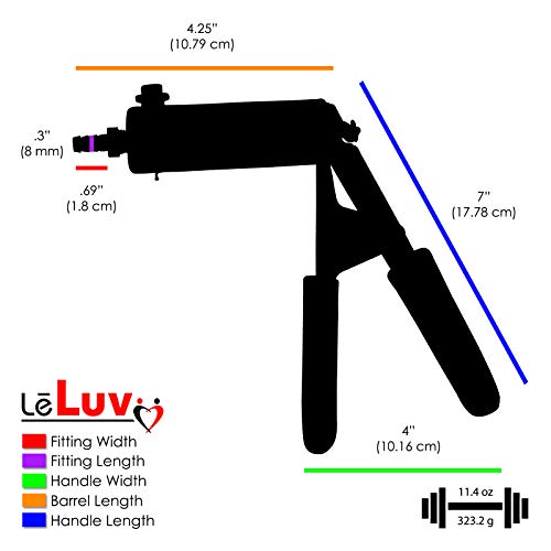 LeLuv Ultima Purple Vacuum Pump - Aluminum Alloy Silver Handle Manual Hand Vacuum (0-30 Hg, 0-760 mmHg), Gauge Installed with Protective Rubber Cover, Silicone Padded Grips with Clear Hose & Fitting - color: Silver + Purple Silicone