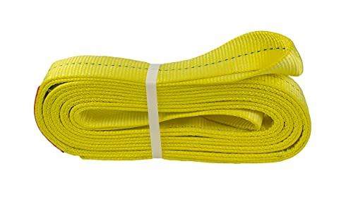 Kennedy Wire Rope & Sling Company 2inches x 10' 2-Ply Twist Eye Polyester Lifting Sling (Various Sizes in Listing) Made in The USA - color: 2" 2-Ply Twist Eye (Type 4), size: 2" x 10'