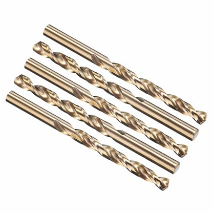 5pcs Drill Bit 5/16" Diameter 7.938mm M35 5% Cobalt HSS for Metal - size: 5/16" (7.938mm)