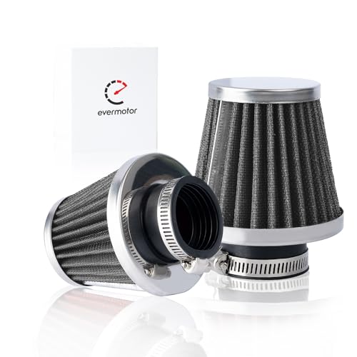 Evermotor Air Filter for Motorcycle, Air Cleaner Carburetor 38mm 39mm 40mm - size: 38/39/40mm