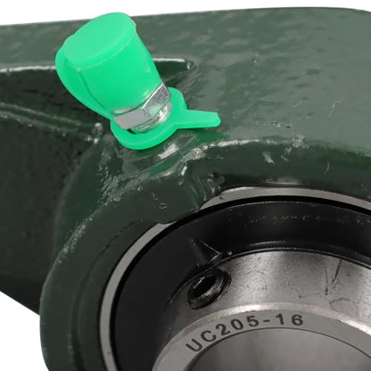 Self-Aligning Flange Mount Pillow Block Bearing - 1 Inch Bore, Bearing Steel, UCFL205-16 4 Pack