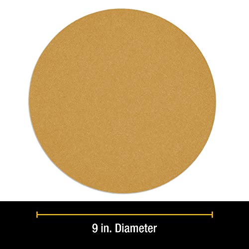 Dura-Gold Premium 9" Drywall Sanding Discs, 60 Grit, Box of 10, Hook & Loop - size: 60-Grit