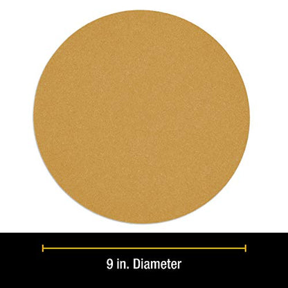 Dura-Gold Premium 9" Drywall Sanding Discs, 60 Grit, Box of 10, Hook & Loop - size: 60-Grit