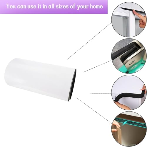 Self-Adhesive Neoprene Sponge Foam Sheet, 11.81"x59"x1/8" Closed Cell, Sound Deadening, Insulation, Weatherproofing, Padding, Easy Cut for Crafts, DIY(Black) - size: 11.81x59x1/8"