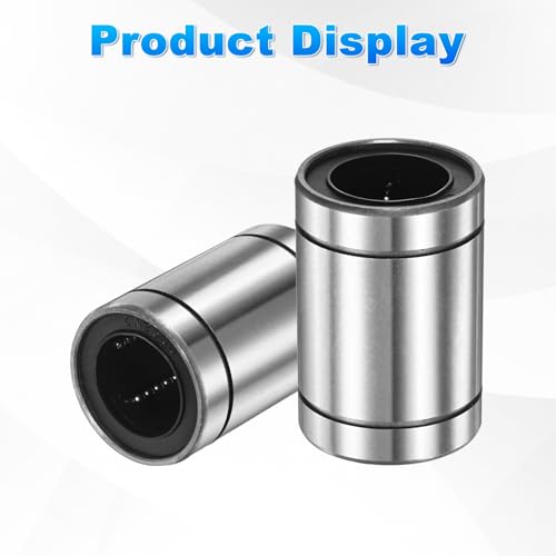 PATIKIL LM25UU Linear Ball Bearings 25mm Bore Dia 40mm OD 59mm Length, 4 Pcs Linear Motion Bushing Double Side Rubber Sealed Rod Liner Shaft Parts for CNC Machine Engraving 3D Printer - size: 25x40x59mm
