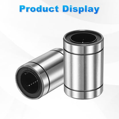 PATIKIL LM25UU Linear Ball Bearings 25mm Bore Dia 40mm OD 59mm Length, 4 Pcs Linear Motion Bushing Double Side Rubber Sealed Rod Liner Shaft Parts for CNC Machine Engraving 3D Printer - size: 25x40x59mm