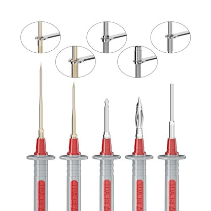 Goupchn Silicone Multimeter Test Leads Kit 25PCS for Electrical Testing - style: 25PCS