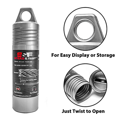 S&F STEAD & FAST Annular Cutter with Pilot Pin 1/2" x 2" DOC, Mag Drill Bit - size: 1/2" x 2"