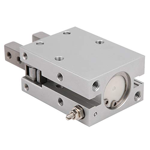 MHC2 Air Cylinder, M5 x 0.5 Single Double Acting Pneumatic Air Cylinder Non Contact Magnetic Switch 20/25/32mm Bore(MHC2-25D)