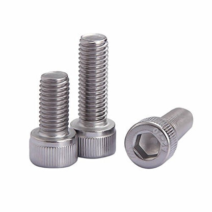 Junter 10pcs M8-1.0 x 20mm Fine Thread Metric Hex Socket Head Cap Screws - size: M8-1.0 x 20mm