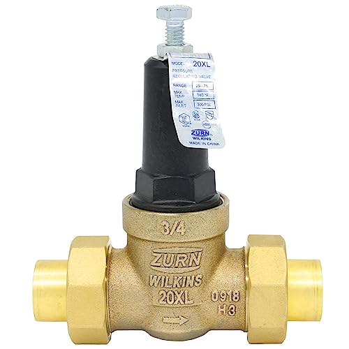 Zurn Wilkins 34-20XLDUC 3/4" 20XL Pressure Reducing Valve (Double Union Copper Sweat x Copper Sweat)