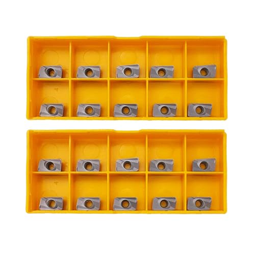 20pcs Indexable Face Milling Inserts APMT1135PDER-H2 Carbide Replacement Inserts For End Mill Tool Holders Boring Bar Inserts Rough Turning Stainless Steel - color: 20pcs apmt1135-h2