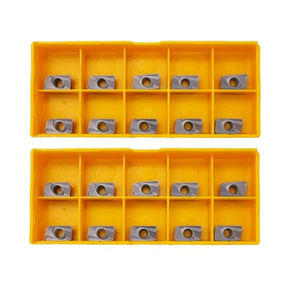 20pcs Indexable Face Milling Inserts APMT1135PDER-H2 Carbide Replacement Inserts For End Mill Tool Holders Boring Bar Inserts Rough Turning Stainless Steel - color: 20pcs apmt1135-h2