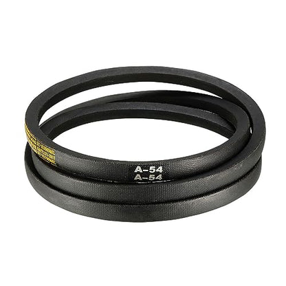 A-54 Drive V-Belt - [54-inch Inside Circumference] A-Section Rubber Drive Belt Wrapped for Transmission Use - size: A-54