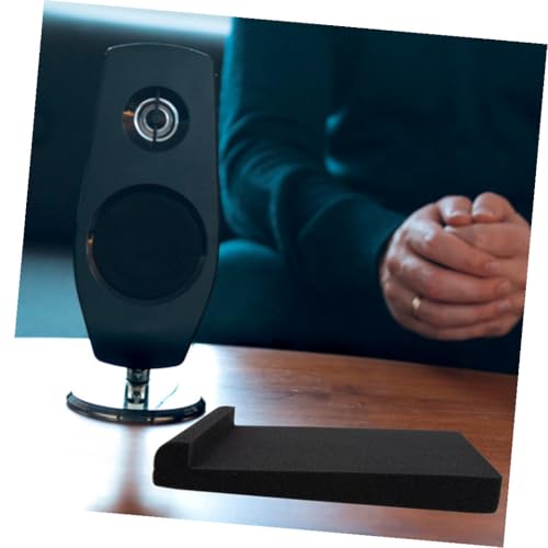 Speaker Pads Subwoofer Isolation Pad Black Pu 2pcs