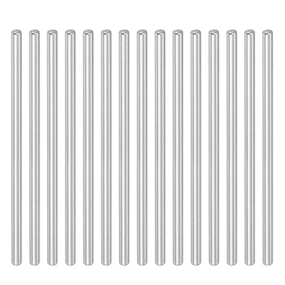 PATIKIL Round Metal Rod 2mm x 55mm, 30 Pcs Carbon Steel Round Shaft Rod
