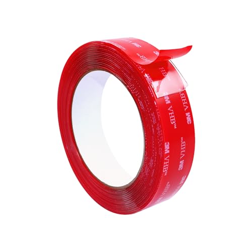 3M VHB Tape, 1 in X 15 FT, MOUNTING Tapes, Clear