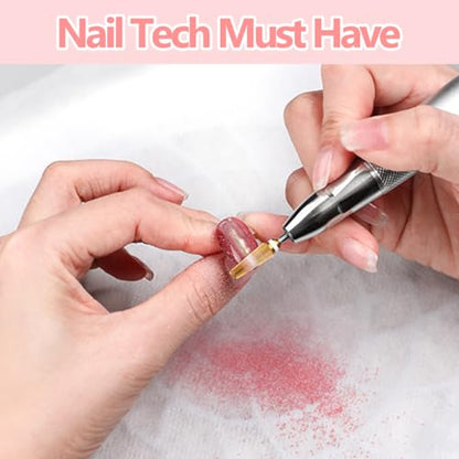 100PCS Nail Dust Collector Filter Paper, Disposable Nail Fan Filter Paper