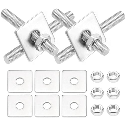 MECCANIXITY 6Set M5x35mm Fully Threaded Rod Threaded Rods Bar Studs - size: M5x35mm
