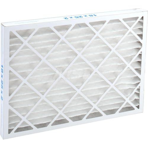 Pro - Source 18x25x2 Pleated Air Filter Wire-Backed Pleated MERV 8 Synthetic Paperboard Frame 500 FPM 1175 CFM Use with Any Unit