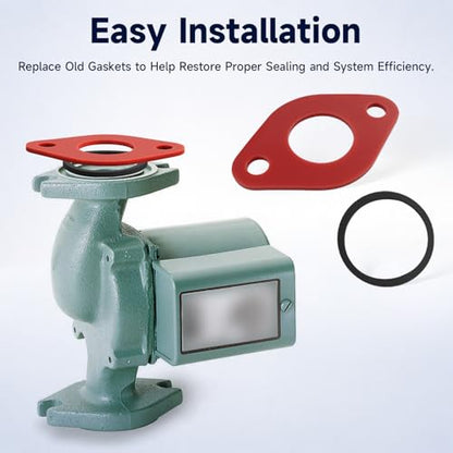 Circulator Pump Seal Kit Flange Gasket Kit Compatible with Taco 005 007 008,009,0010,0011,0013,0014 Series Pump gasket Replace#:007-007RP