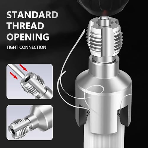 3PCS Internal & External Pipe Threading Tool Set,Drill Compatible