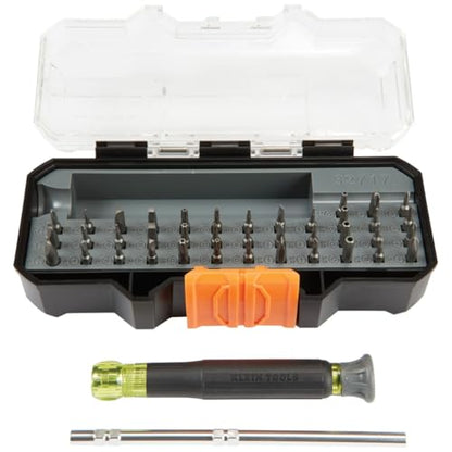 Klein Tools 32717 Precision Screwdriver Set with Case, All-in-One Multi-Function Repair Tool Set, 39 Bits Including Tamperproof Bits for Apple Products - style: 39 Bit Driver Set