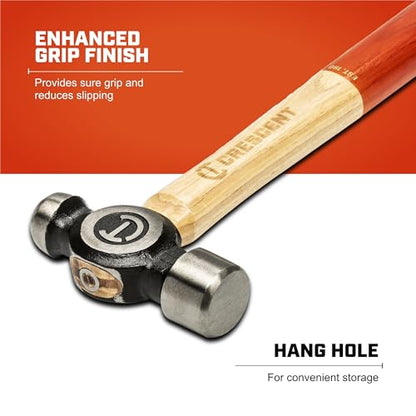 Crescent 24 oz Ball Pein Hammer with Wood Handle | CHWBP24