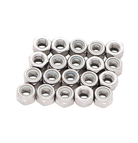 20pcs 3/8-16 Nylon Inserts Self Locking Nuts Nylock Nuts - size: 3/8-16 20pcs